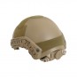 Kombat Tough Tactical Airsoft Assault Replica Adjustable Fast Helmet, Coyote Tan
